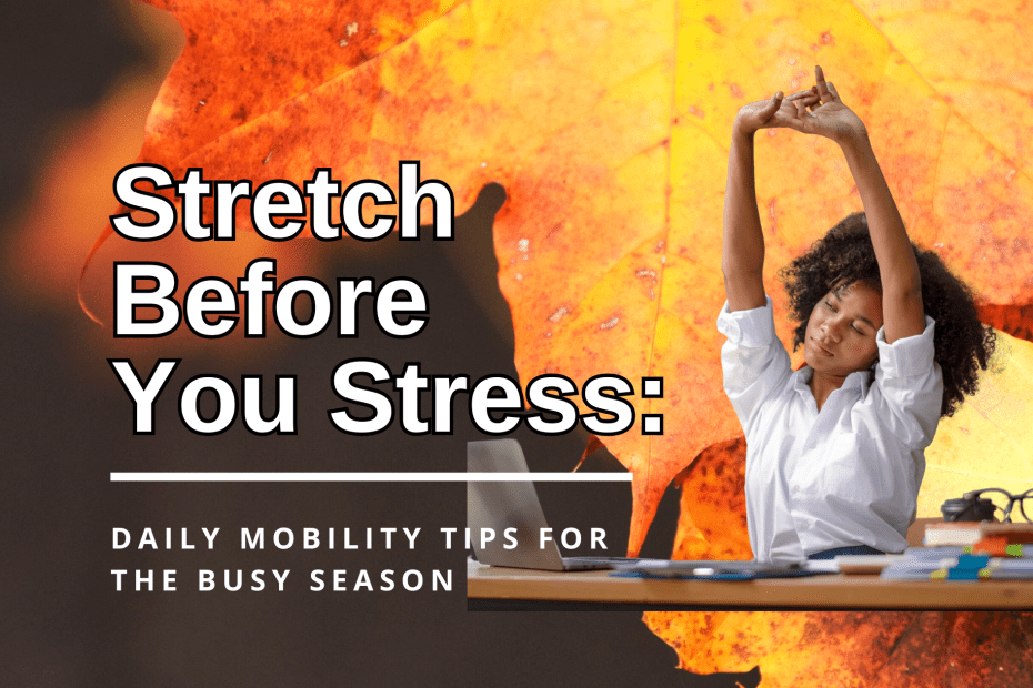 Stretch Before You Stress: Daily Mobility Tips for the Busy Season holiday stretching routine