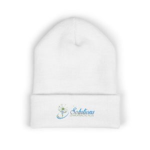 Solutions Chiropractic Embroidered Beanie — Logo Cuffed Knit Hat