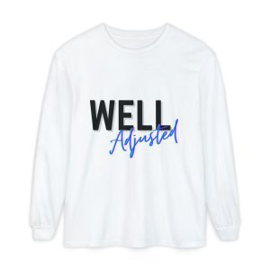 Unisex Long Sleeve T-Shirt - "Well Adjusted" Chiropractic Inspired Tee